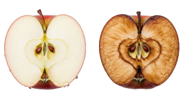 Окисление яблока